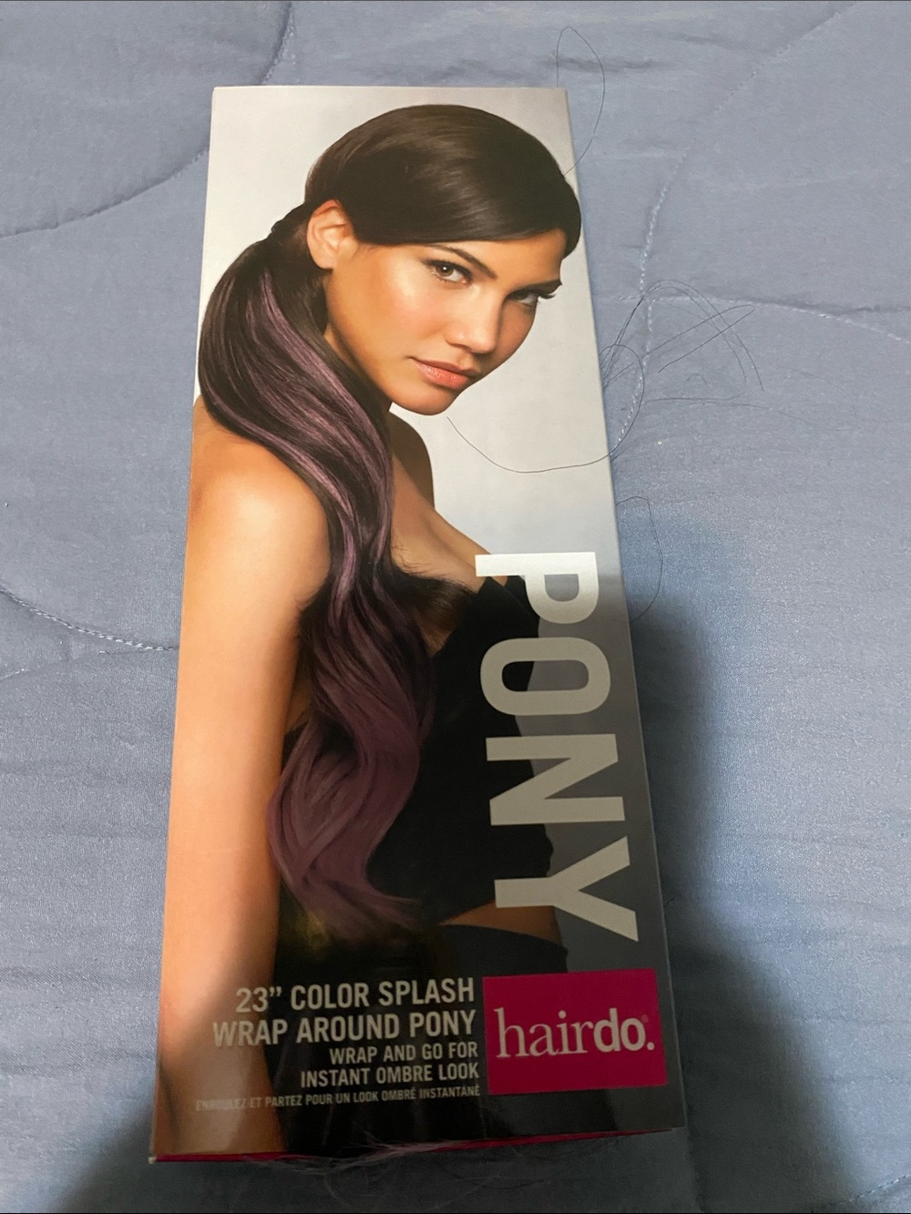 Pony 23" Color Splash Wrap-Around Ponytail in Mauve